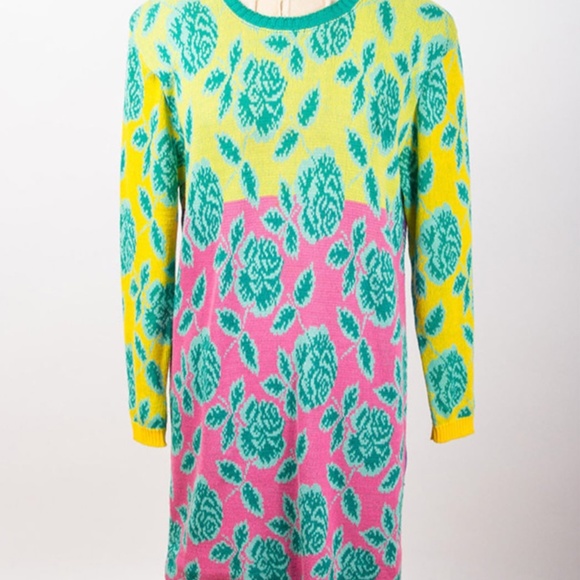 Betsey Johnson 80's label Vintage Sweater Dress! - Picture 9 of 10